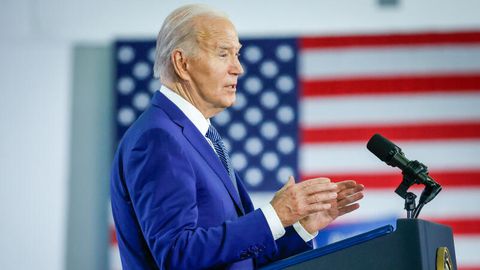 US-Präsident Joe Biden nutzt jede Gelegenheit, um Donald Trump die Schuld an der aktuellen Abtreibungssituation im Land zu geben