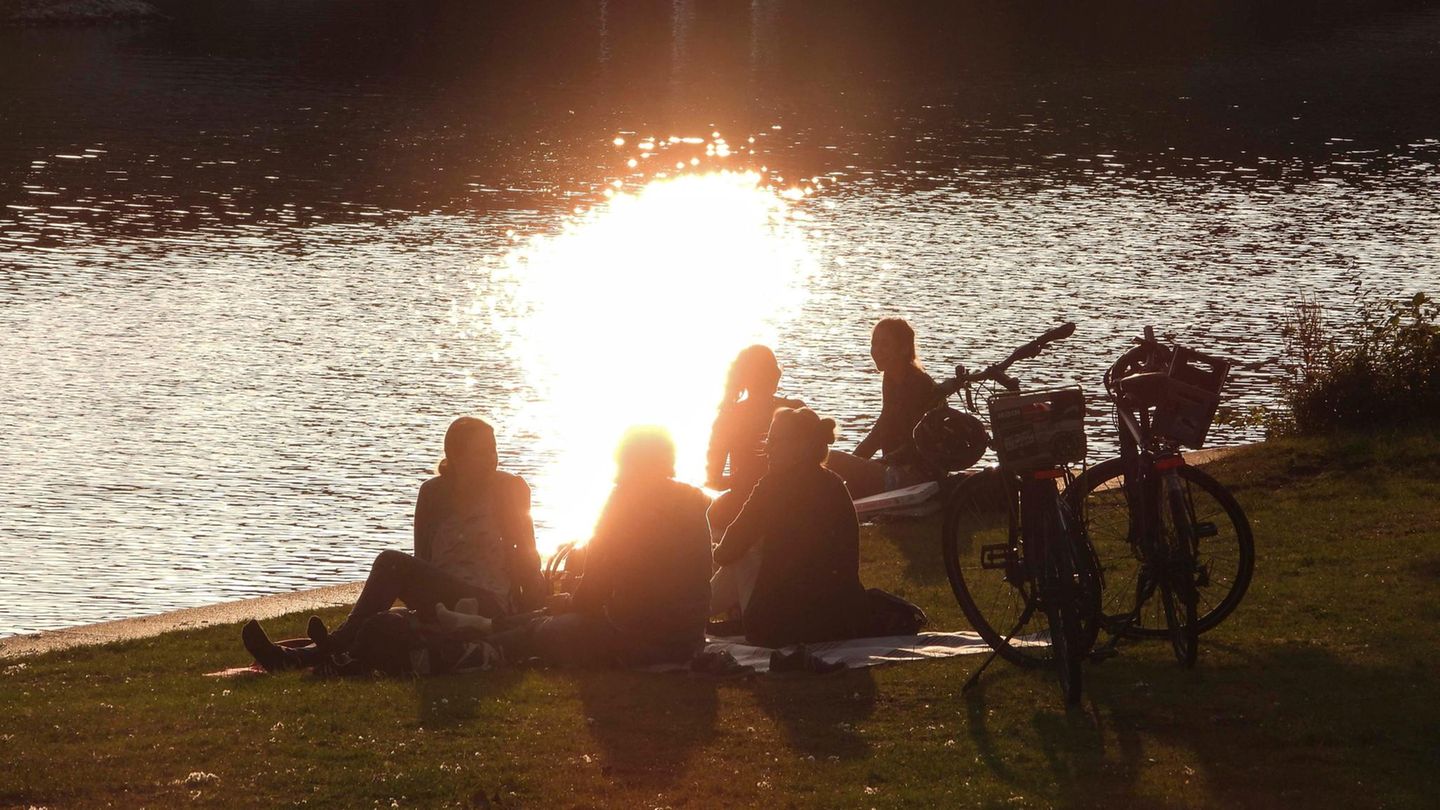 Sommersonnenwende: Sonnenuntergang