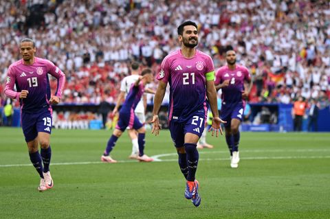 Deutschlands Kapitän İlkay Gündoğan erzielt im EM-Vorrundenspiel gegen Ungarn das 2:0
