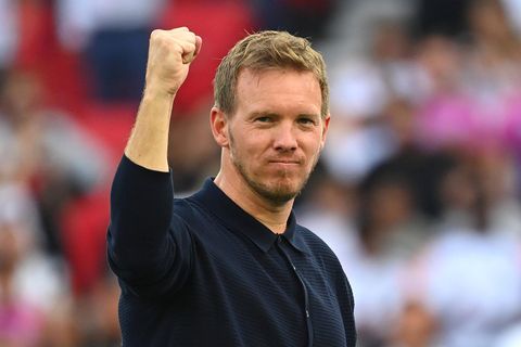 Julian Nagelsmann mit erhobener Faust