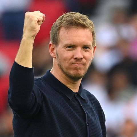 Julian Nagelsmann mit erhobener Faust