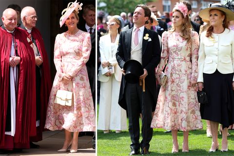 Royals Herzogin Sophie und Prinzessin Beatrice im identischen Kleid