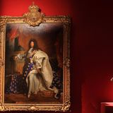 König Ludwig XIV. in vollem Krönungsornat