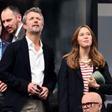 Dänemarks Frederik X. und Prinzessin Josephine bei der EM