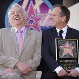 Donald Sutherland und sein Sohn Kiefer Sutherland auf dem "Walk of Fame"