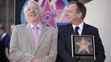 Donald Sutherland und sein Sohn Kiefer Sutherland auf dem "Walk of Fame"