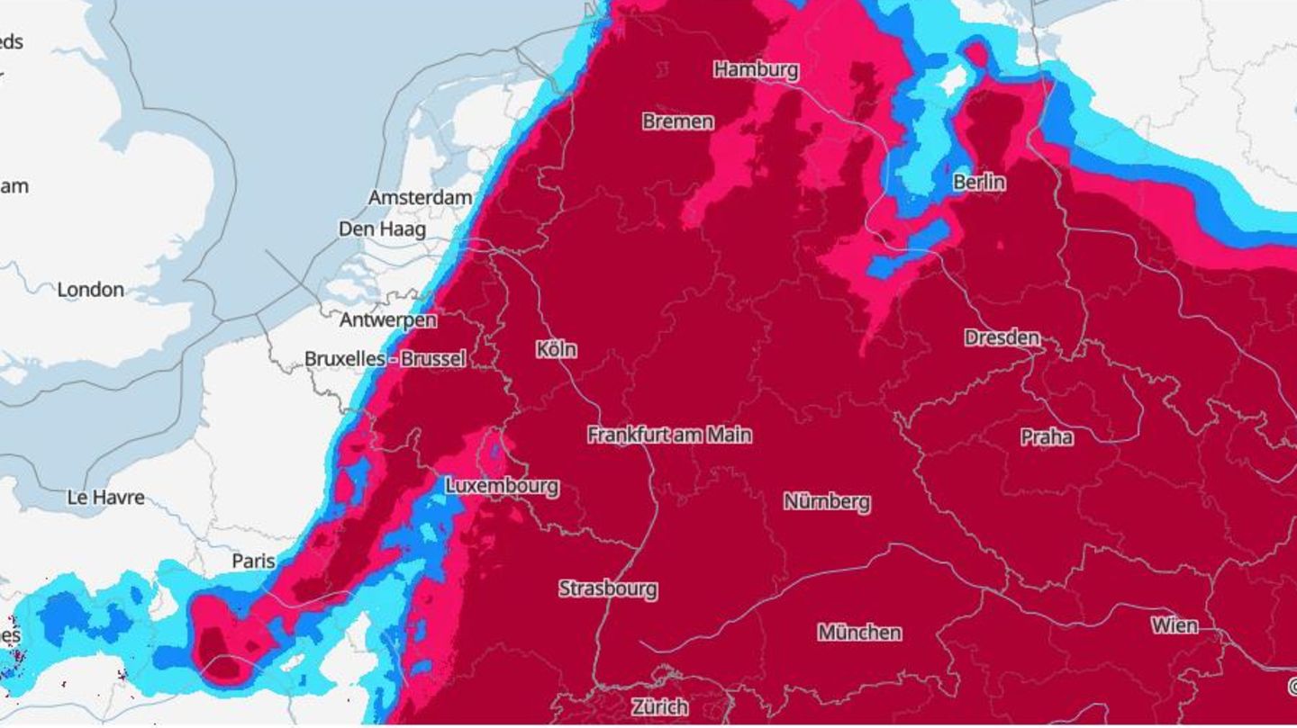 Severe thunderstorm warning: Maps show where severe weather will rage ...