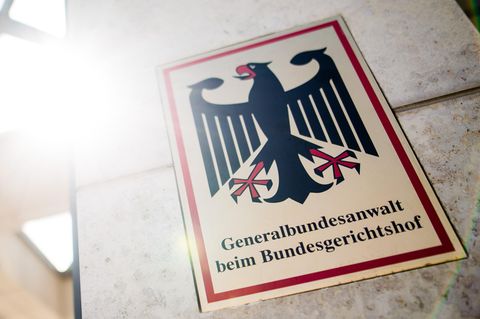"Generalbundesanwalt beim Bundesgerichtshof" steht auf einem Schild