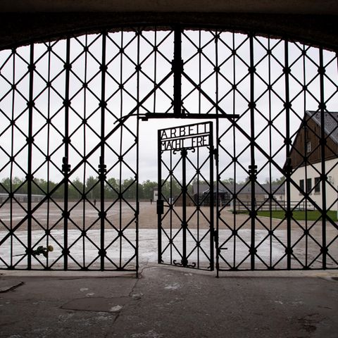 Eingang zum früheren Konzentrationslager Dachau