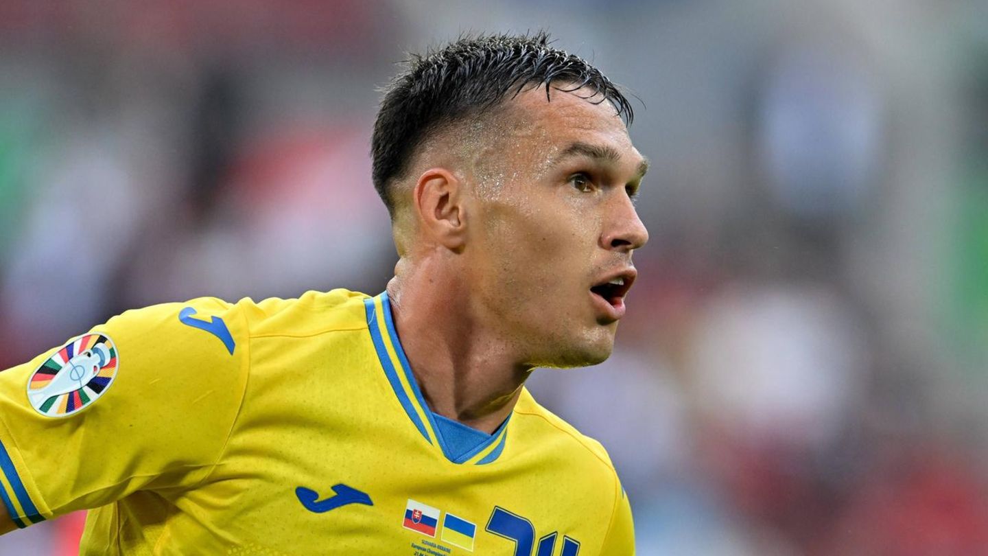 Oleksandr Tymchyk, 27 Jahre alt, ist Abwehrspieler in der ukrainischen Nationalmannschaft