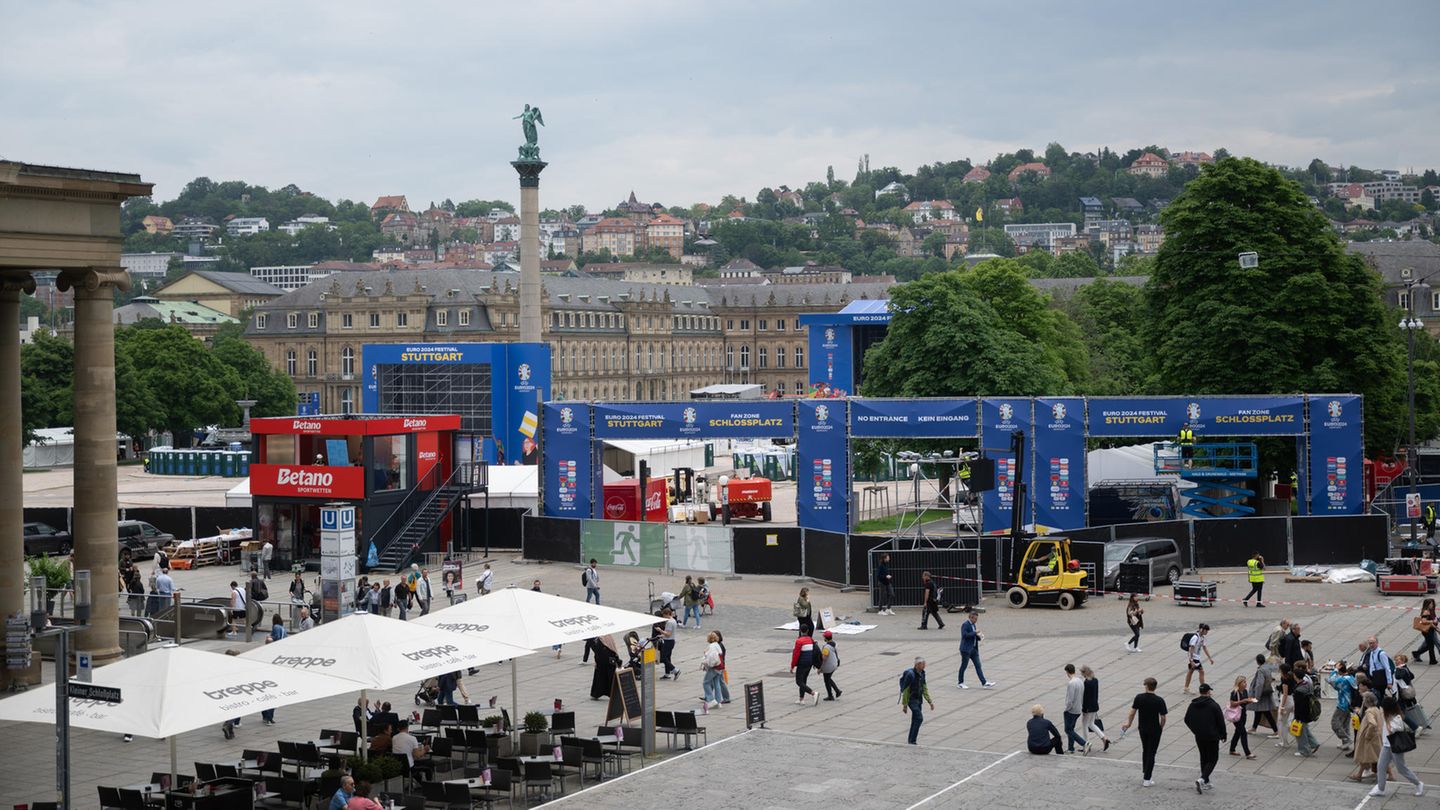 EM 2024 kompakt: EM-Fanzonen in Stuttgart wegen Gewitterwarnung geschlossen