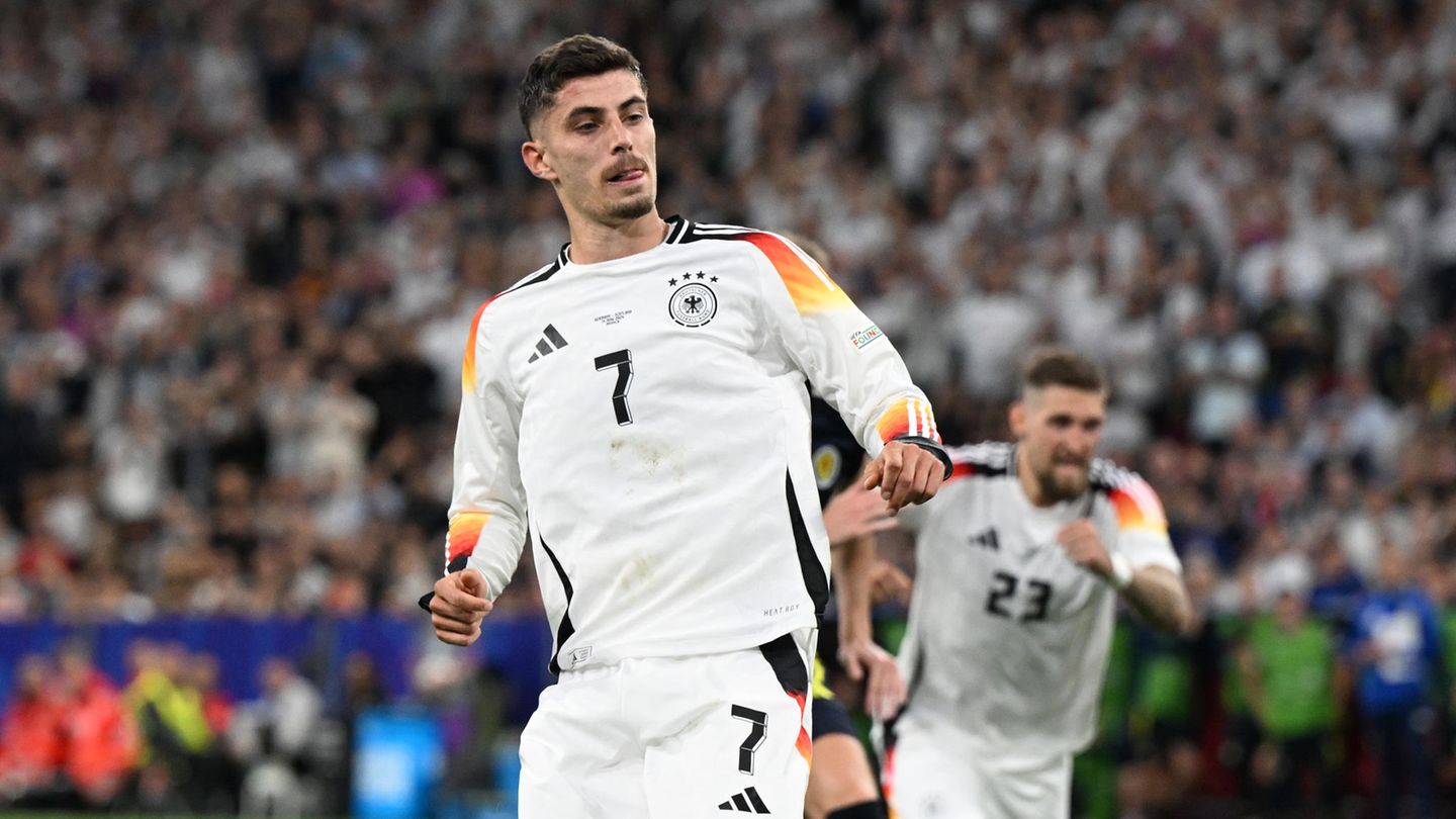 Kai Havertz ging frohgemut und motiviert in das Spiel und hatte zunächst ein paar gute Aktionen. Eroberte sogar einmal tief in der eigenen Hälfte den Ball. Dann verlief er sich im Schweizer Pressingdschungel. Im Schlussspurt wachte er wieder auf, setzte einen soliden Kopfball auf das Schweizer Tor und war redlich bemüht. Seine Spielstärke verliert er nie