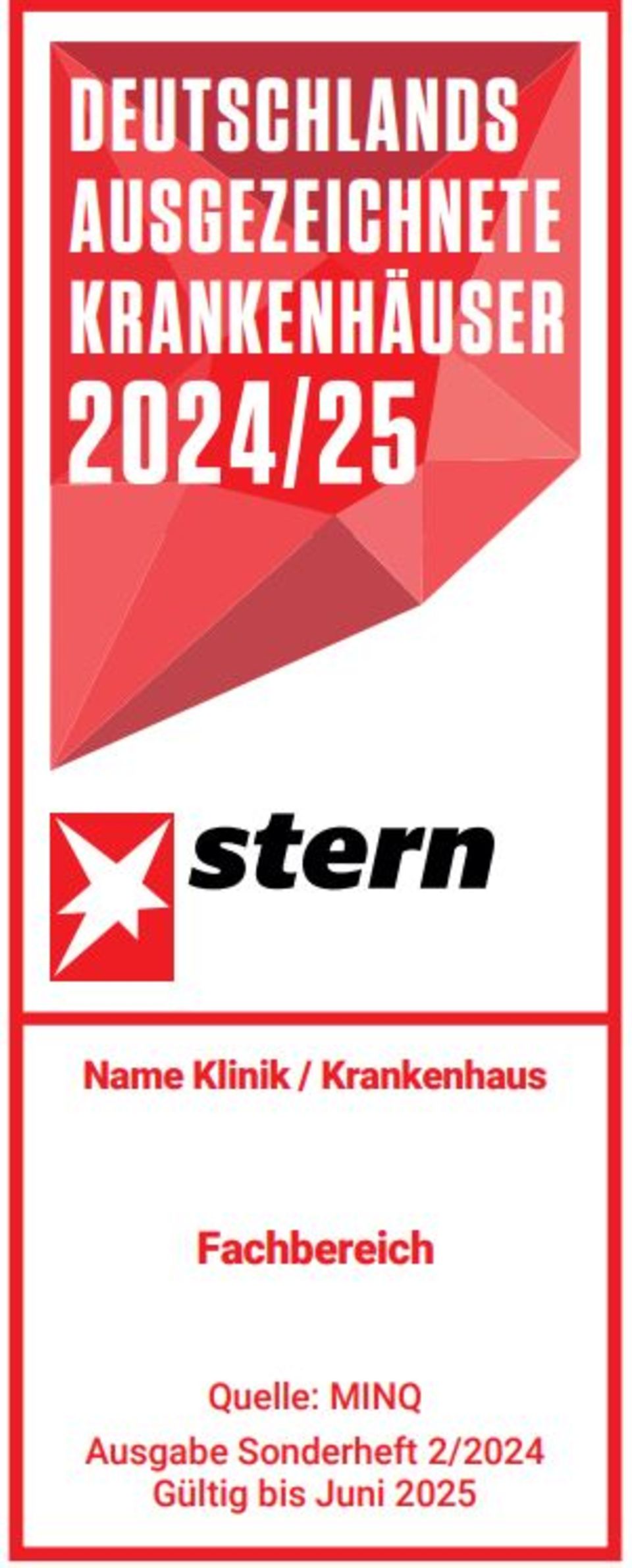 stern-Kliniklisten 2024/2025: Die Methode: Hier erklären wir den Weg zu den stern-Kliniklisten stern-Kliniklisten 2024/2025: Die Methode: Hier erklären wir den Weg zu den stern-Kliniklisten