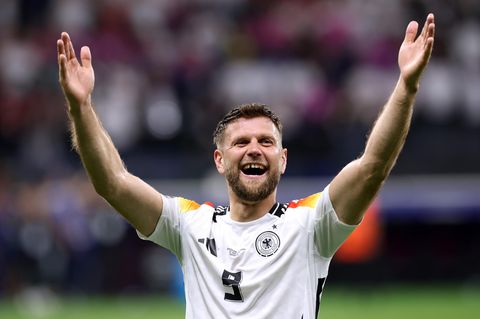 Foto des jubelnden Nationalspielers Niclas Füllkrug bei der EM 2024