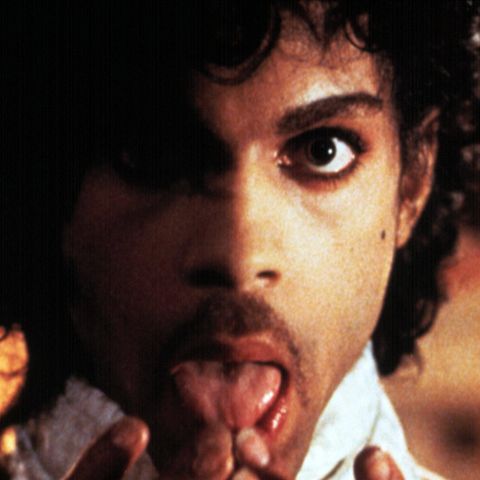 Prince in einer Filmszene von "Purple Rain"