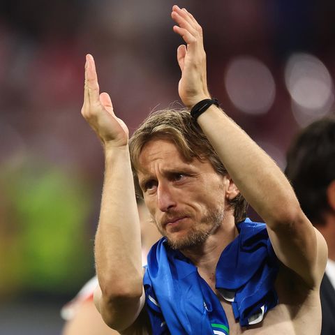 Luka Modric verabschiedet sich nach dem Aus bei der EM von den Fans
