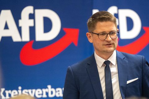 Der brandenburgische AfD-Landevorsitzende René Springer