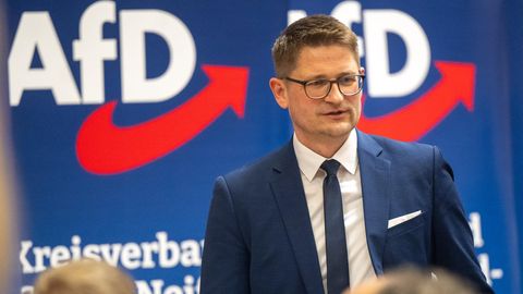 Der brandenburgische AfD-Landevorsitzende René Springer