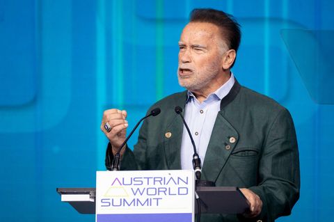 Arnold Schwarzenegger auf dem "Austrian World Summit 2024"