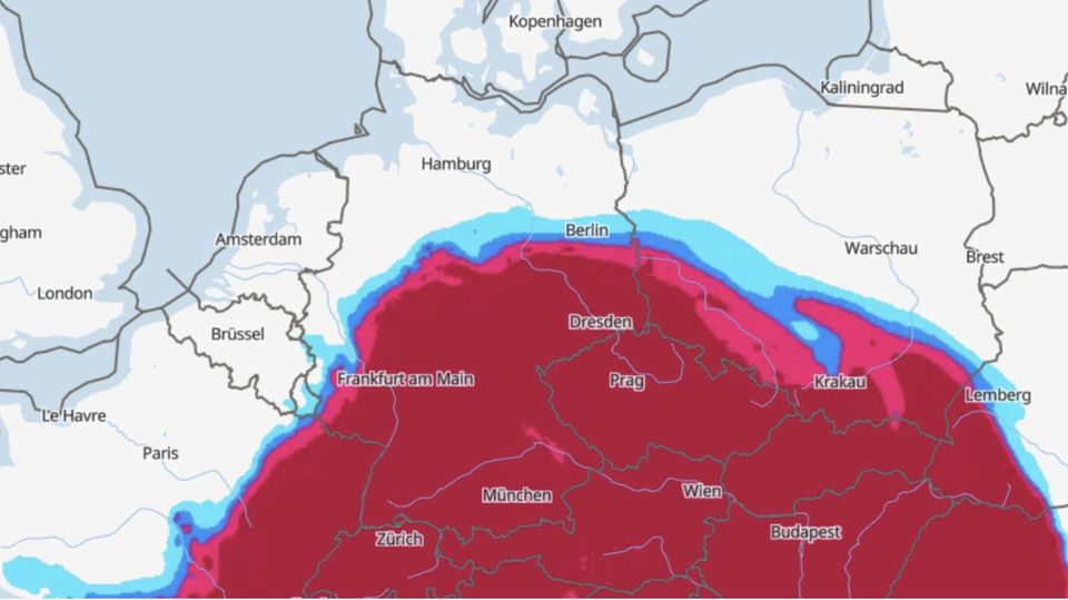 Gewitter drohen: Unwetterwarnung für Deutschland