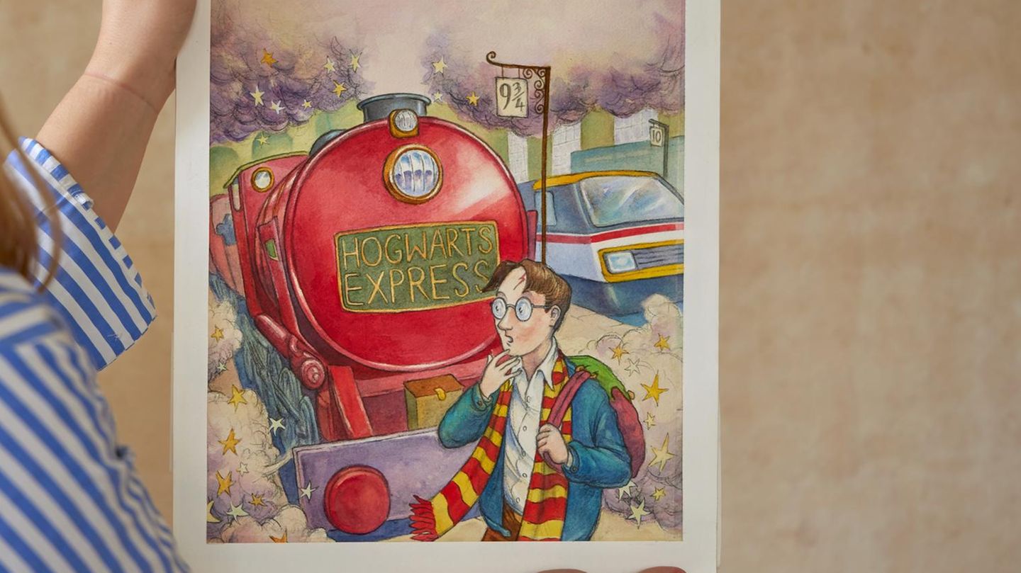 London: Original-Zeichnung zum ersten Harry-Potter-Band für Millionensumme versteigert
