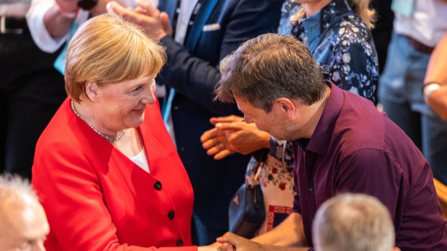 Zum 70. Geburtstag: Habeck lobt Merkels 