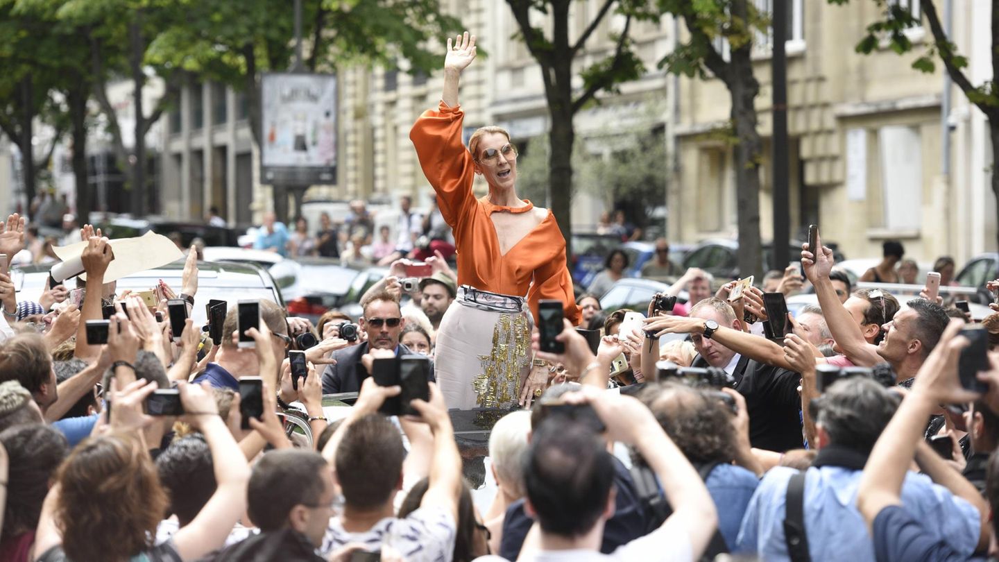 Céline Dion in Paris