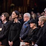 Céline Dion bei der Trauerfeier für ihren Mann