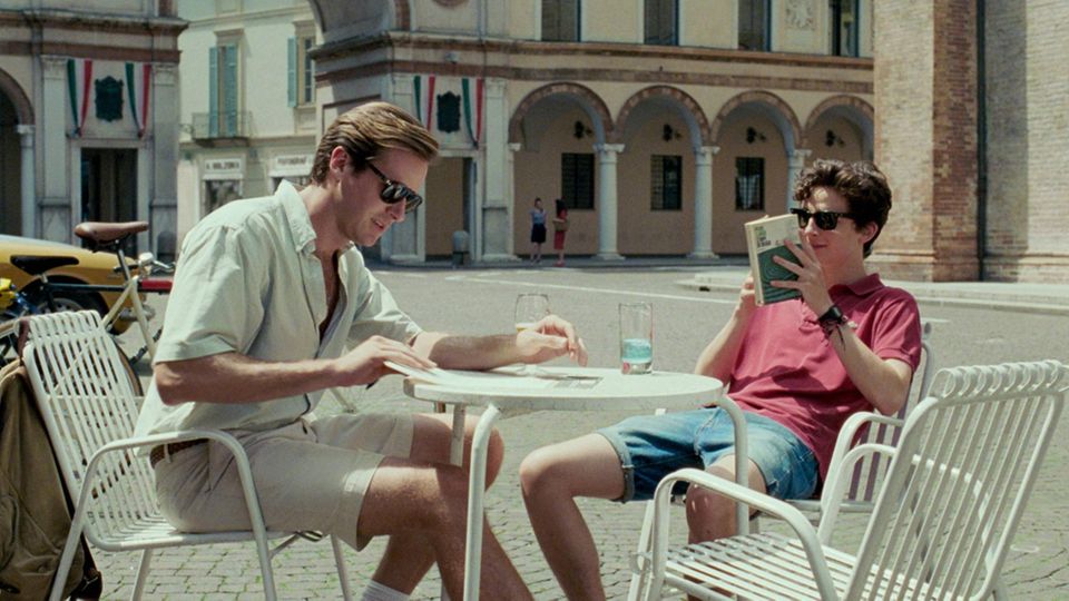 Film scene from "Call Me By Your Name" Film scene from "Call Me By Your Name"