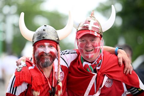 Fans bei der EM aus Dänemark