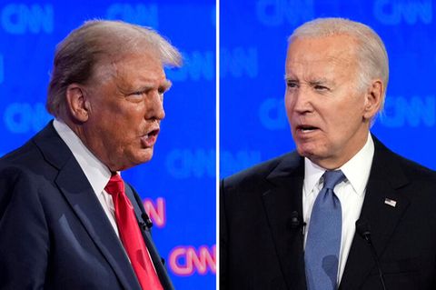 In Atlanta trafen der ehemalige US-Präsident Donald Trump und Amtsinhaber Joe Biden in einem TV-Duell aufeinander