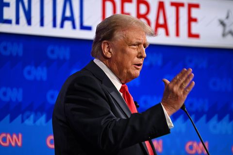 Donald Trump bei der TV-Debatte