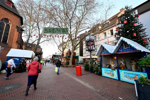 Anschlagspläne: Der Weihnachtsmarkt in Leverkusen-Opladen