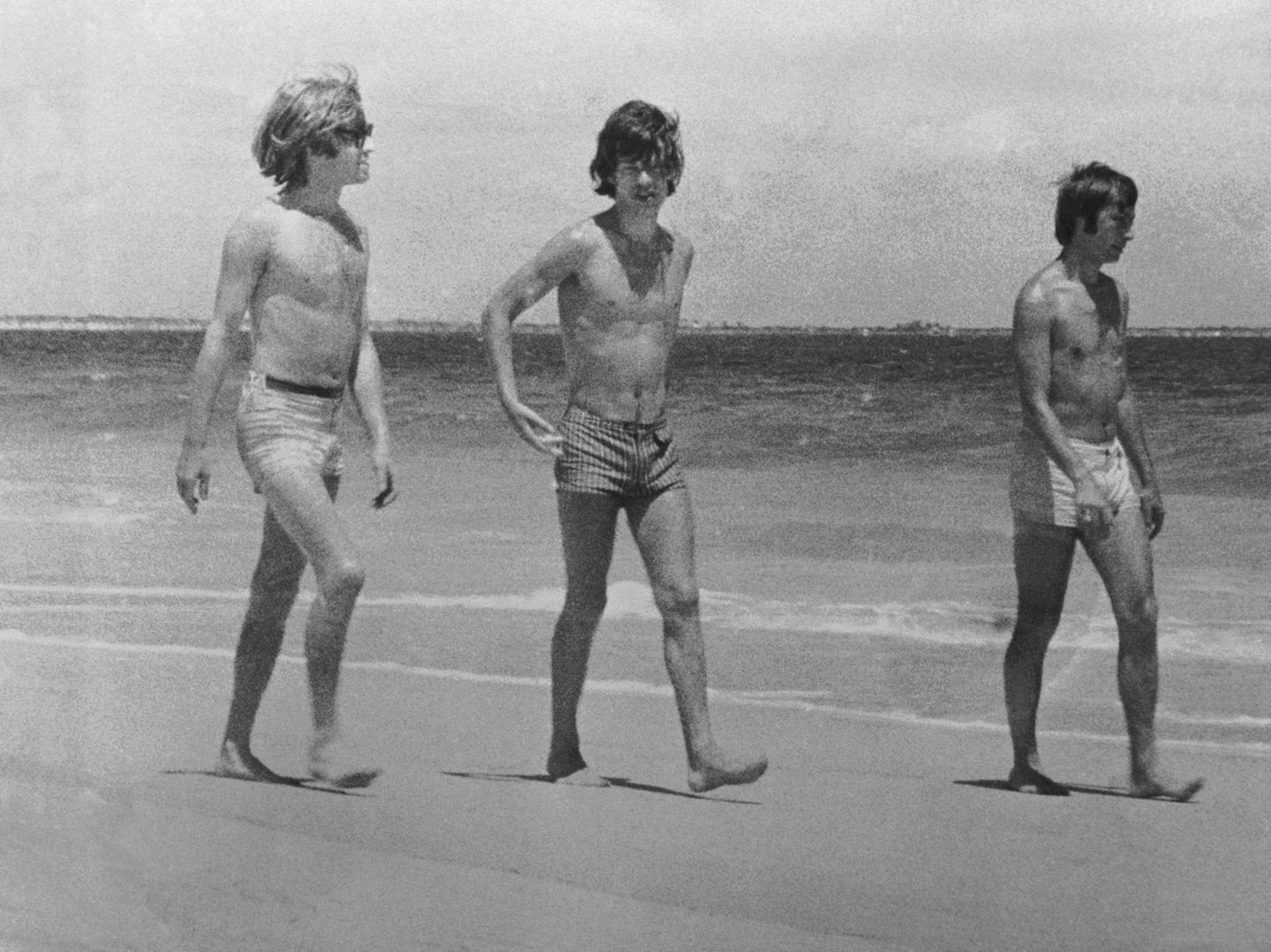 Rolling Stones am Strand in Australien, 1965