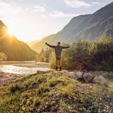 Von Overtourism keine Spur: Wanderer im slowenischen Triglav-Nationalpark 