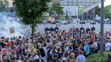 7000 Demonstranten zogen am Vormittag und Mittag bei einer Rave-Demo vom Essener Hauptbahnhof zur Grugahalle