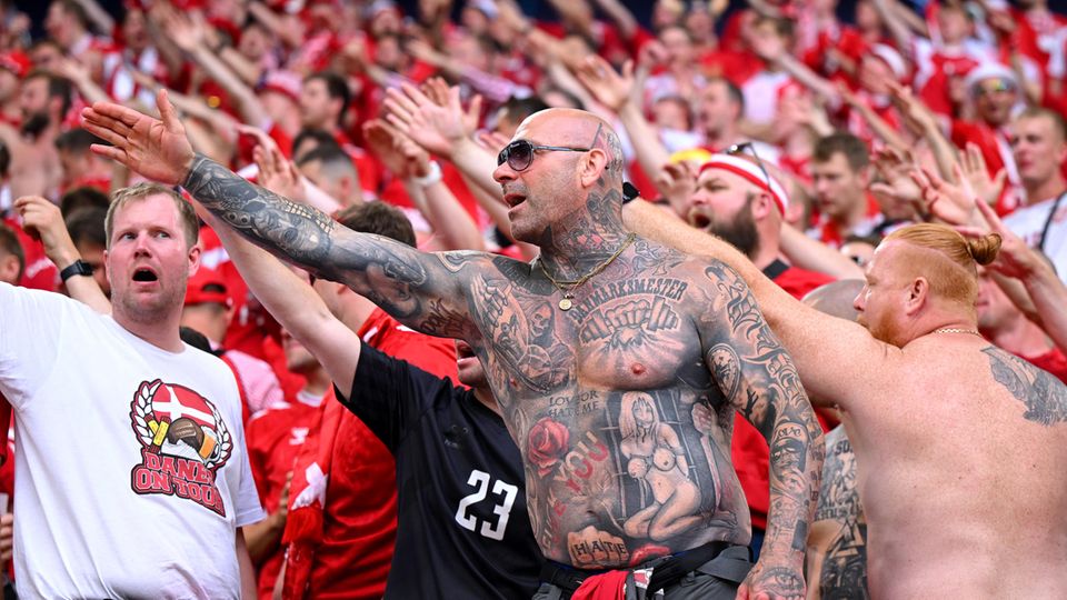 Danish fans Danish fans