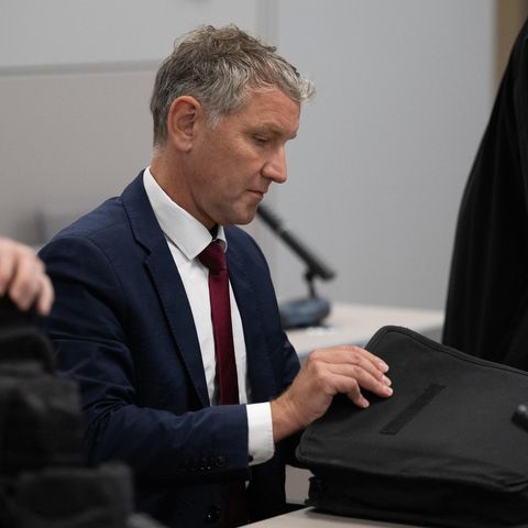 Björn Höcke im Gerichtssaal