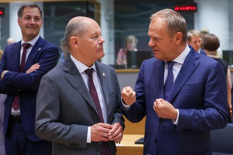 Kanzler Scholz, Premier Tusk: Neue Freundschaft mit der Regierung in Warschau