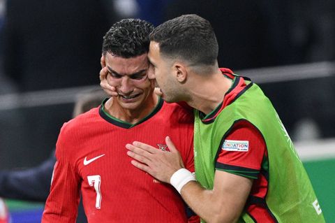 Cristiano Ronaldo weint nach seinem verschossenen Elfmeter