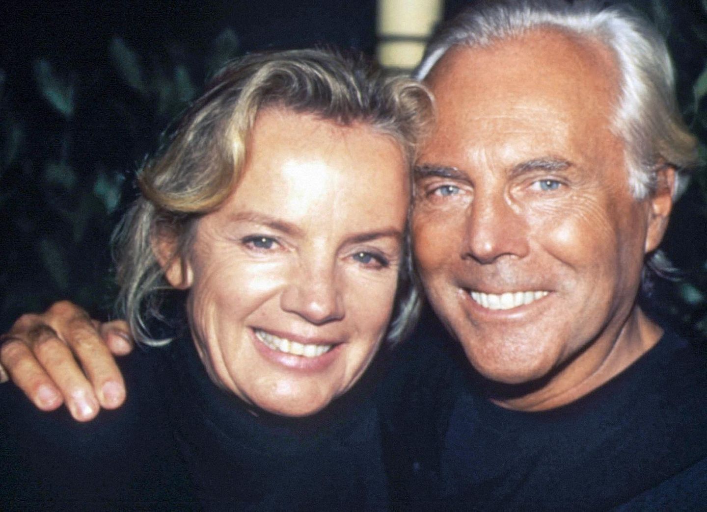 Jil Sander und Giorgio Armani