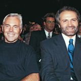 Giorgio Armani und Gianni Versace