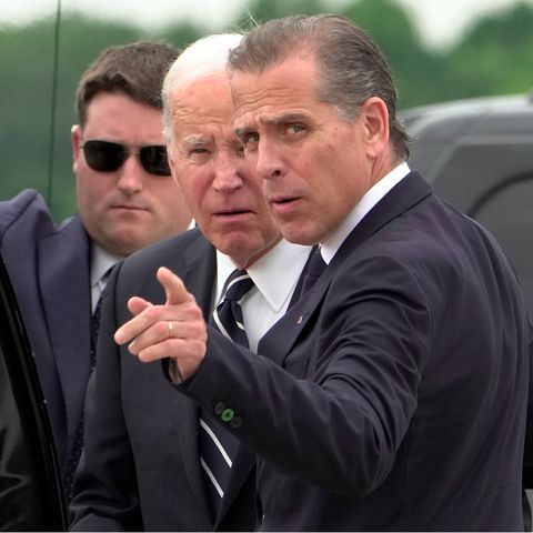 Joe Biden and his son Hunter: The fallen son supports the stumbling father
