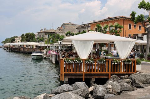 Italienische Idylle: Torri del Benaco am Gardasee