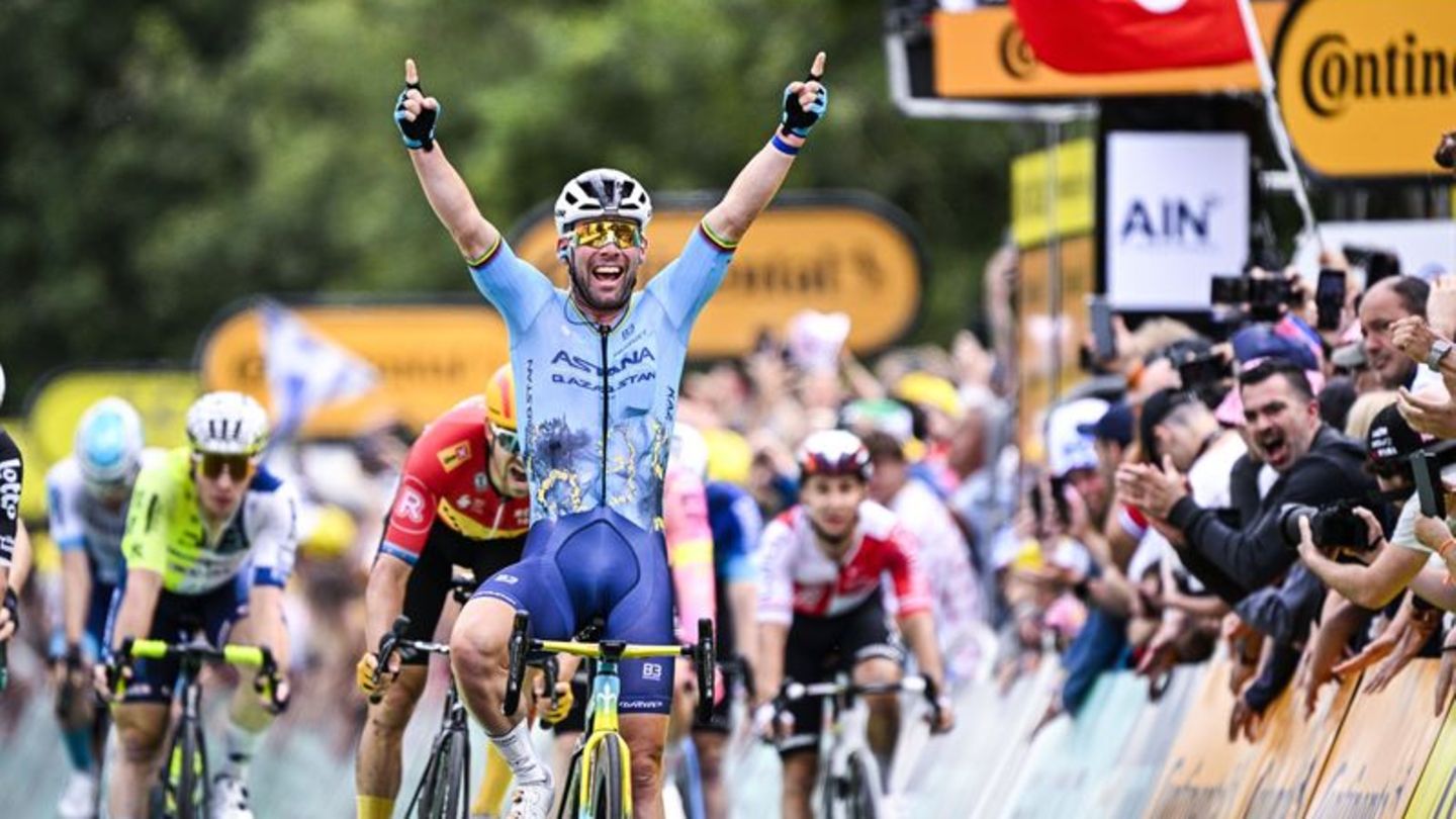 Tour de France: Alleiniger Rekord: Sprint-Star Cavendish holt 35. Tour-Sieg