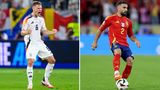 Joshua Kimmich spielt eine gute Europameisterschaft, ist verlässlich, schaltet sich in die Offensive ein und gehört zu den Anführern des Teams. Daniel Carvajal von Real Madrid ist drei Jahre älter, seit Jahren Stammkraft im Klub und der Nationalmannschaft. Wie Kimmich verkörpert er als rechter Außenverteidiger allerhöchstes Niveau und bringt eine gewaltige Erfahrung mit.  Fazit: ausgeglichen