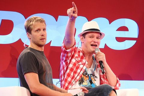 Tod mit 39 Jahren: Auf der Bühne mit Pocher und Co.: Die Karriere von Falko Ochsenknecht in Bildern