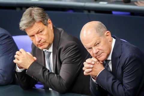 Olaf Scholz und Vizekanzler Robert Habeck