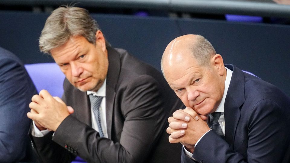 Olaf Scholz und Vizekanzler Robert Habeck