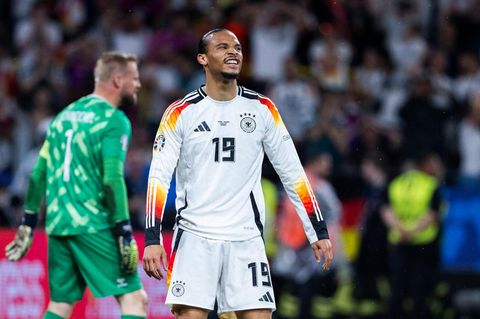 Leroy Sané nach vergebener Chance